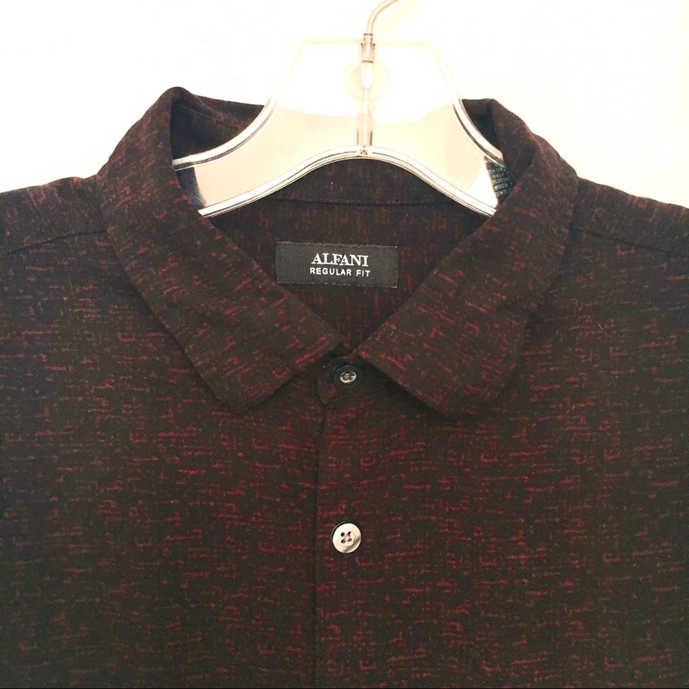ALFANI LONG SLEEVE BUTTON DOWN